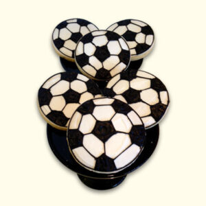 Sports Ball Decorated Cookie - Customizable Sports Ball & Team Colors