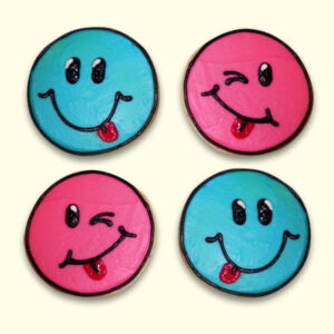 Happy Face Cookie Collection - Customizable