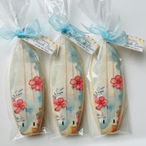 Vintage Surfboard Custom Cookies
